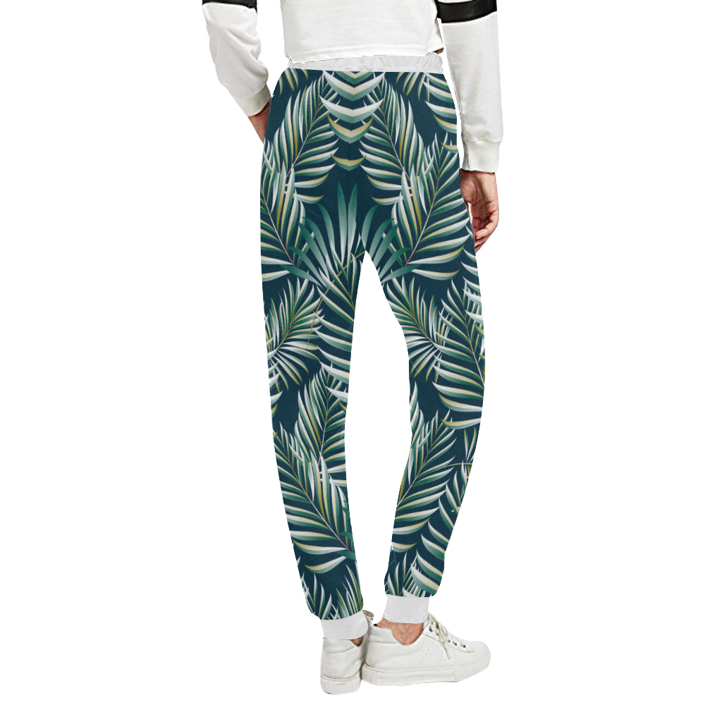 Sun Spot Tropical Palm Leaves hower Curtain Unisex Sweatpants