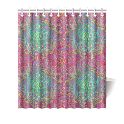 Boho Pattern Print Design 02 Shower Curtain