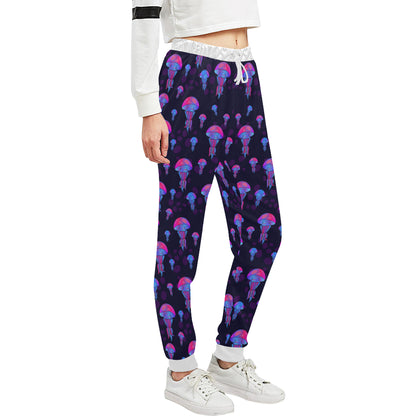 Jellyfish Neon Print Unisex Sweatpants