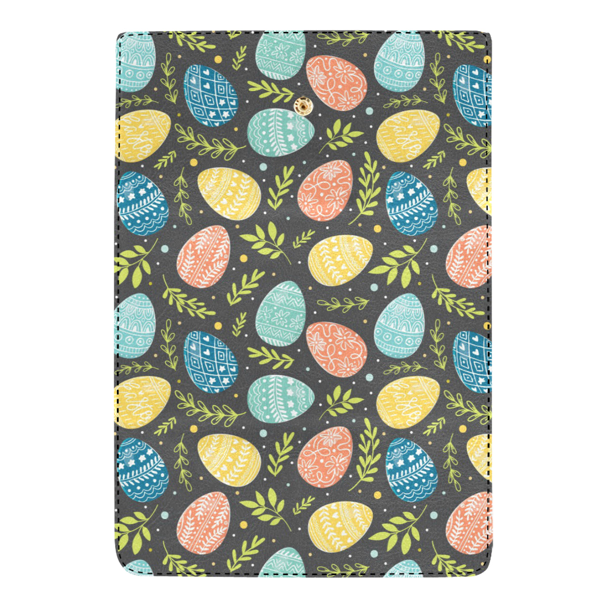 Easter Eggs Pattern Print Design RB01 Women's Trifold Wallet