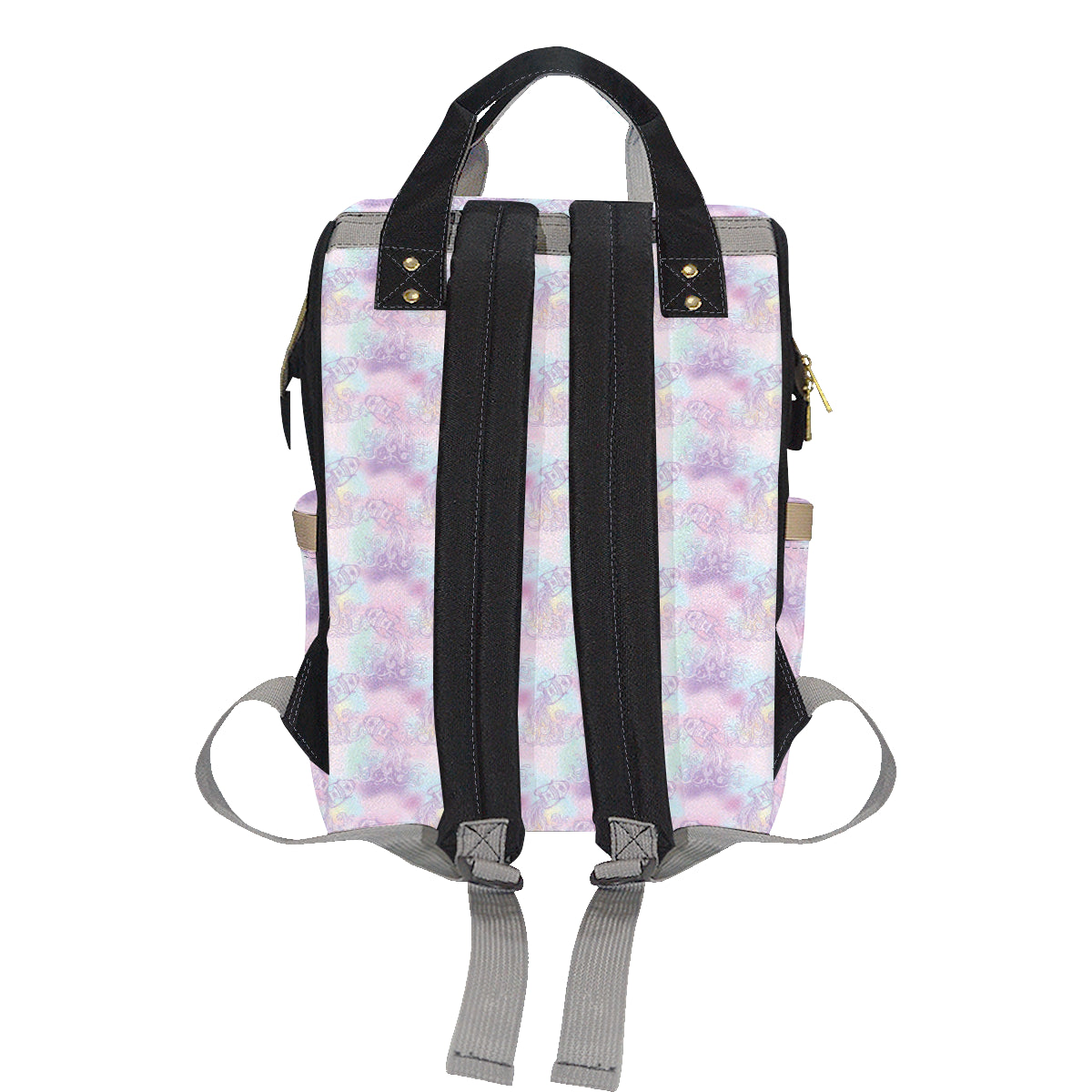 Aquarius Zodiac Pattern Print Design 01 Diaper Bag Backpack