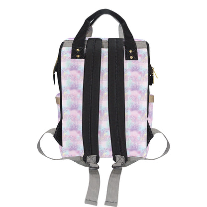 Aquarius Zodiac Pattern Print Design 01 Diaper Bag Backpack
