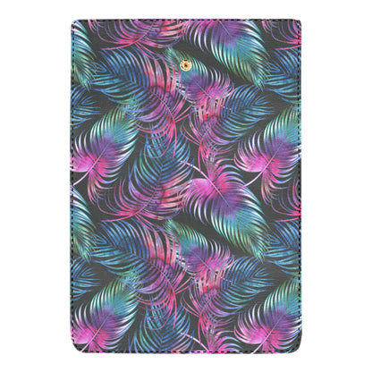Palm Leaves Pattern Print Design PL010 Women's Trifold Wallet