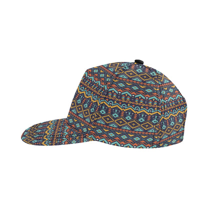 Aztec Style Print Pattern Snapback Cap