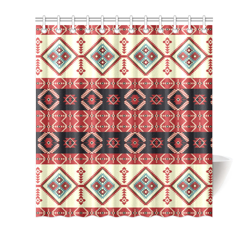 Navajo Pattern Print Design A05 Shower Curtain