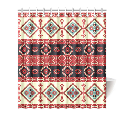 Navajo Pattern Print Design A05 Shower Curtain