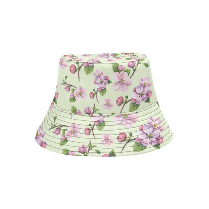 Apple blossom Pattern Print Design AB05 Unisex Bucket Hat