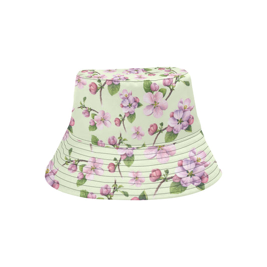Apple blossom Pattern Print Design AB05 Unisex Bucket Hat