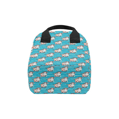 Cow Cute Print Pattern Insulated Lunch Bag