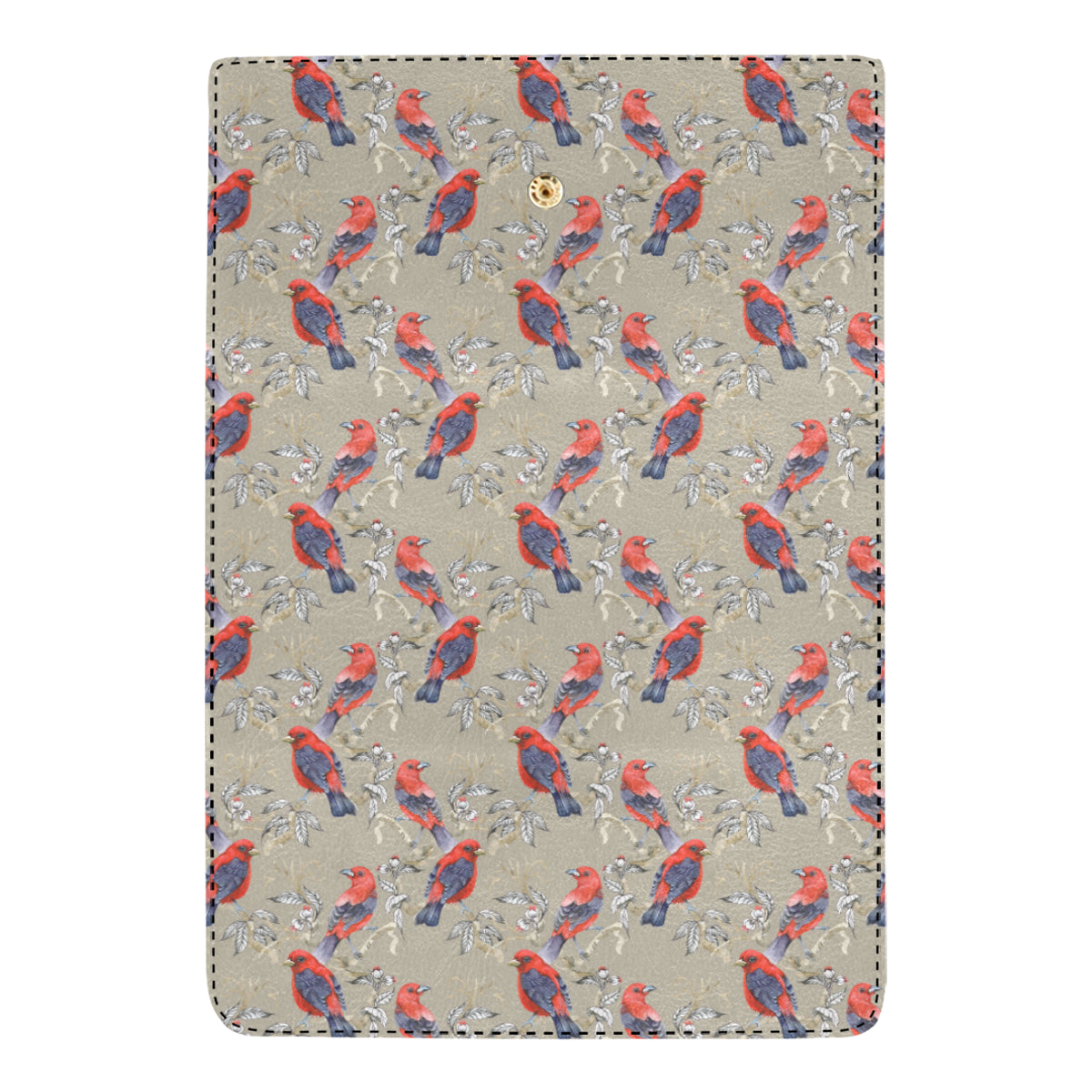 Birds Pattern Print Design 05 Women's Trifold Wallet