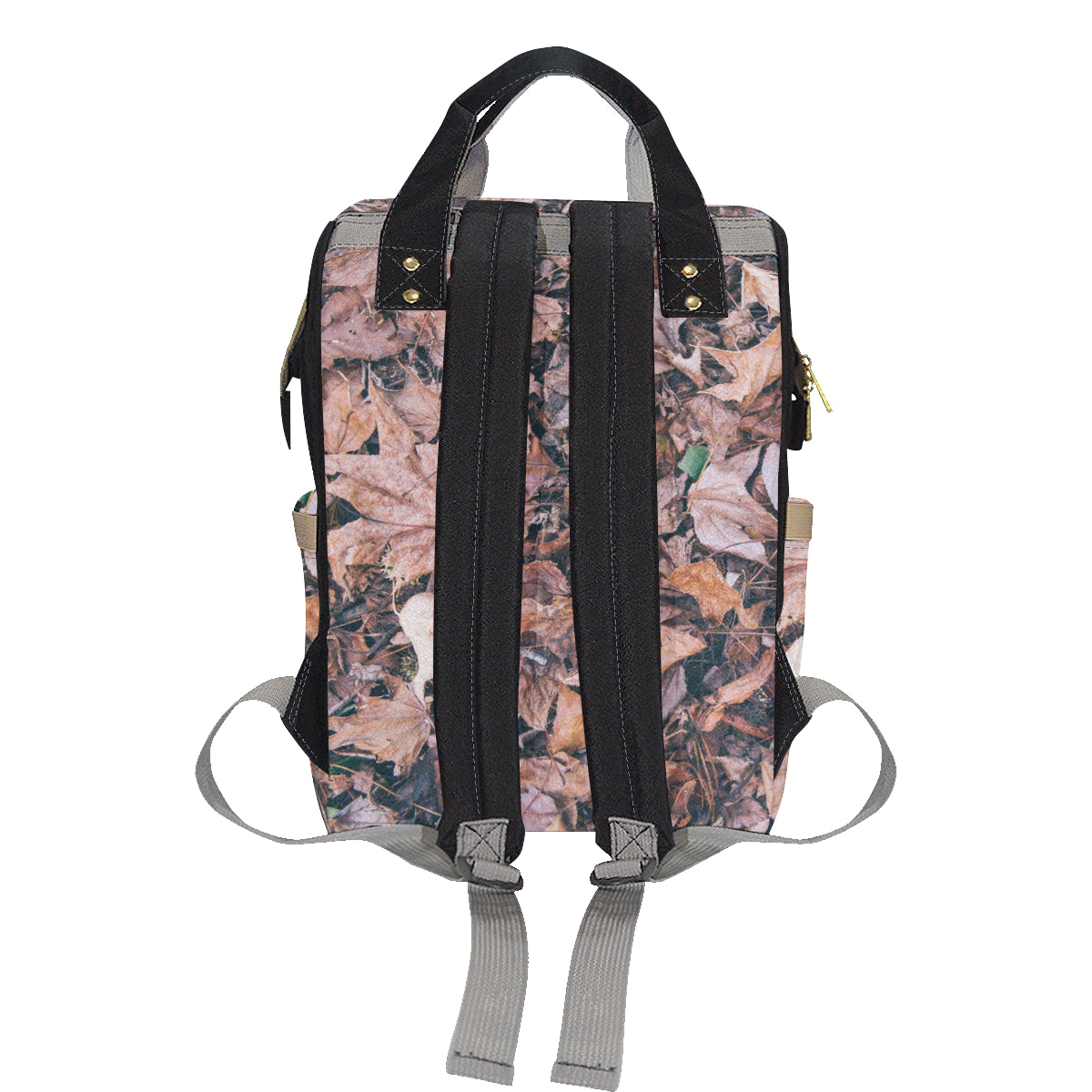 Camouflage Realistic Tree Leaf Print Diaper Bag Backpack