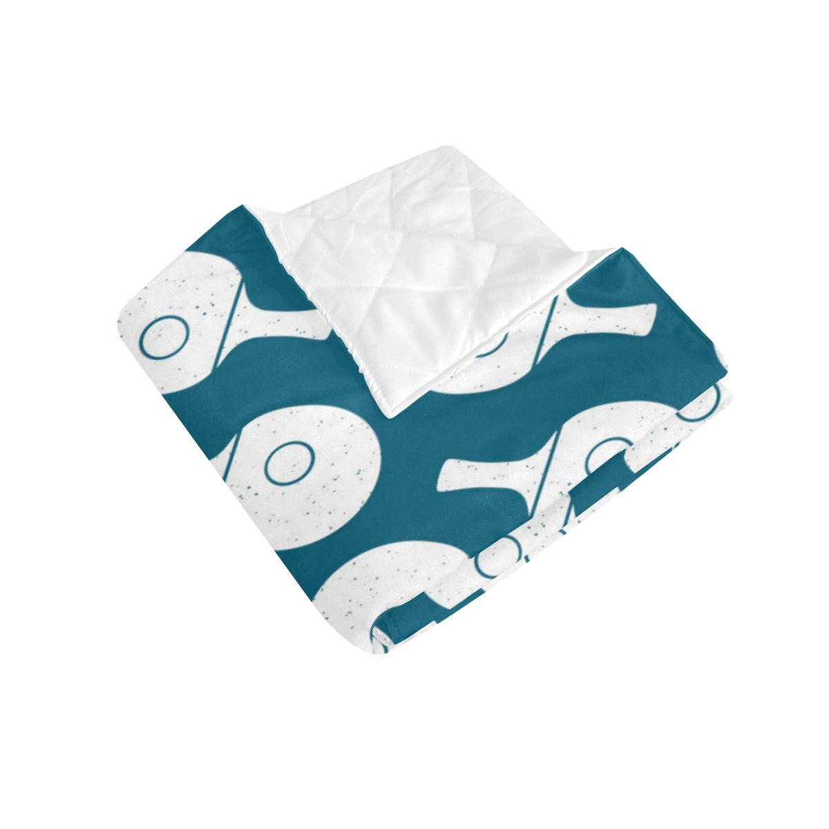 Ping Pong Pattern Print Design A02 Premium Quilt