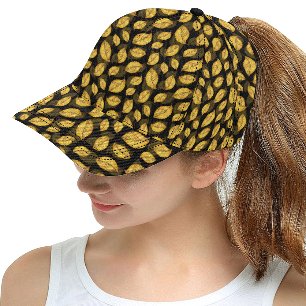 Elm Leave Summer Print Pattern Snapback Cap