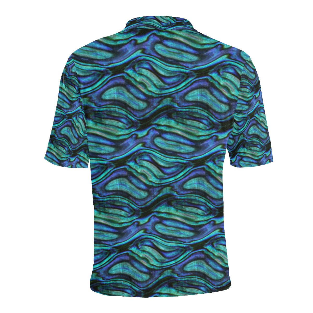 Abalone Pattern Print Design 02 Men Polo Shirt