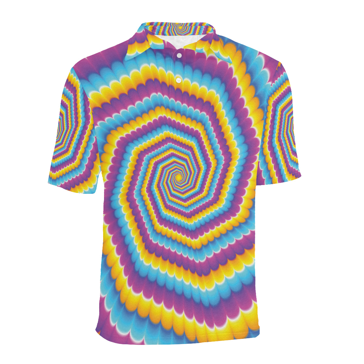 Optical illusion Pattern Print Design A04 Men Polo Shirt