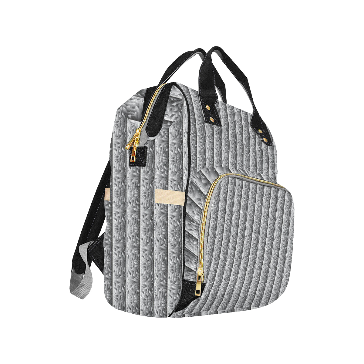 Celtic Pattern Print Design 03 Diaper Bag Backpack