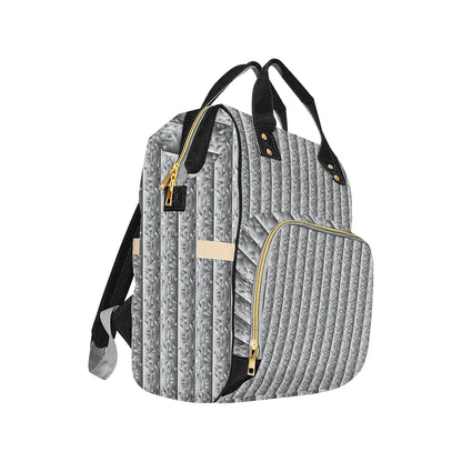 Celtic Pattern Print Design 03 Diaper Bag Backpack