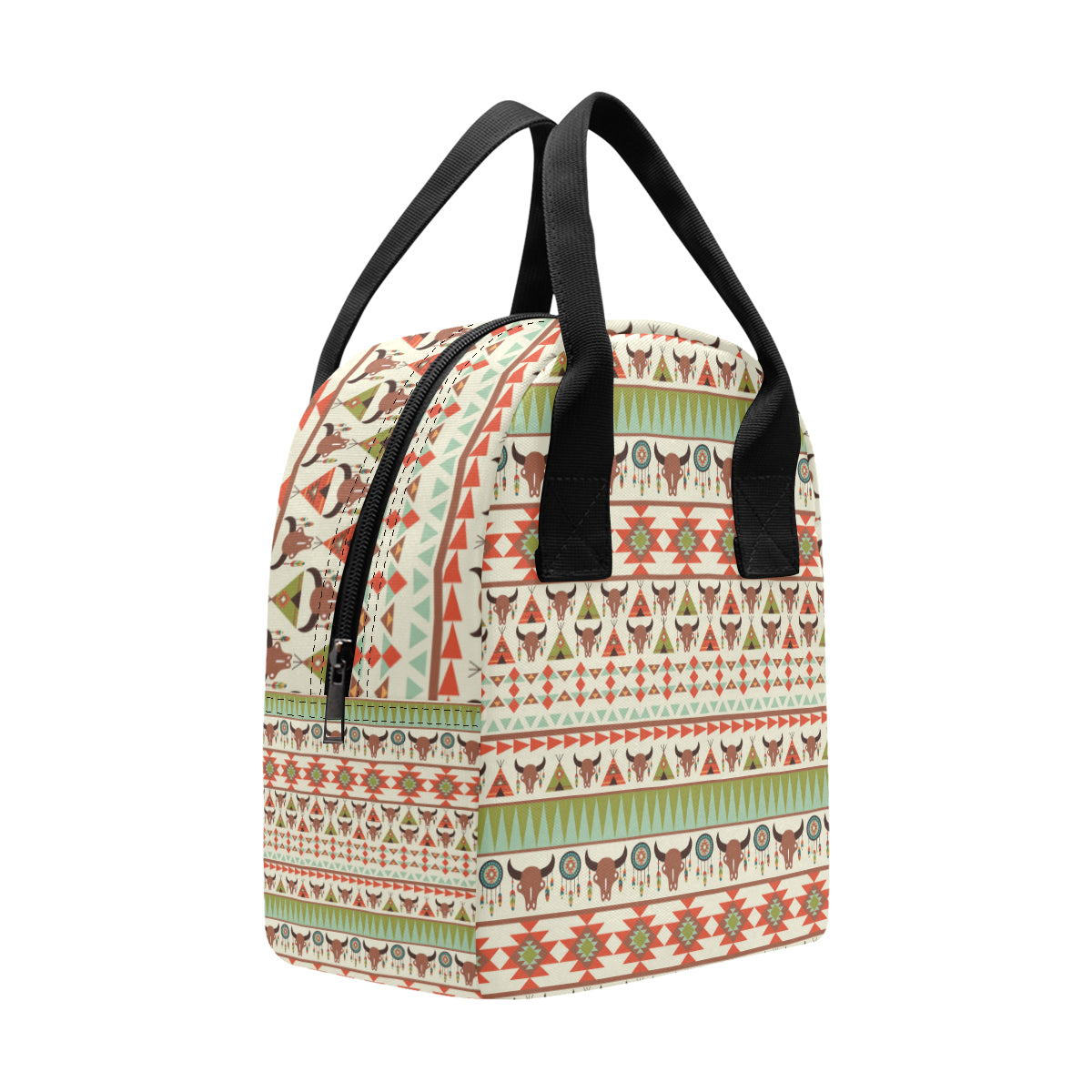 American indian Ethnic Pattern Insulated Lunch Bag