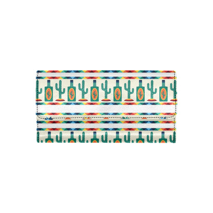 Maracas Mexican Pattern Print Design 01 Women's Trifold Wallet