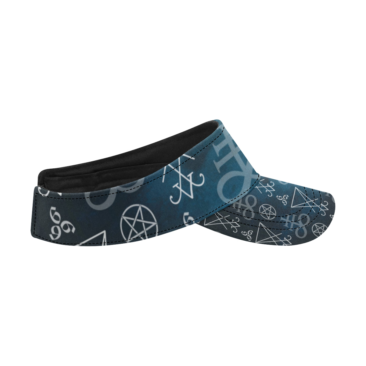Pentagram Pattern Print Design A03 Unisex Sun Visor