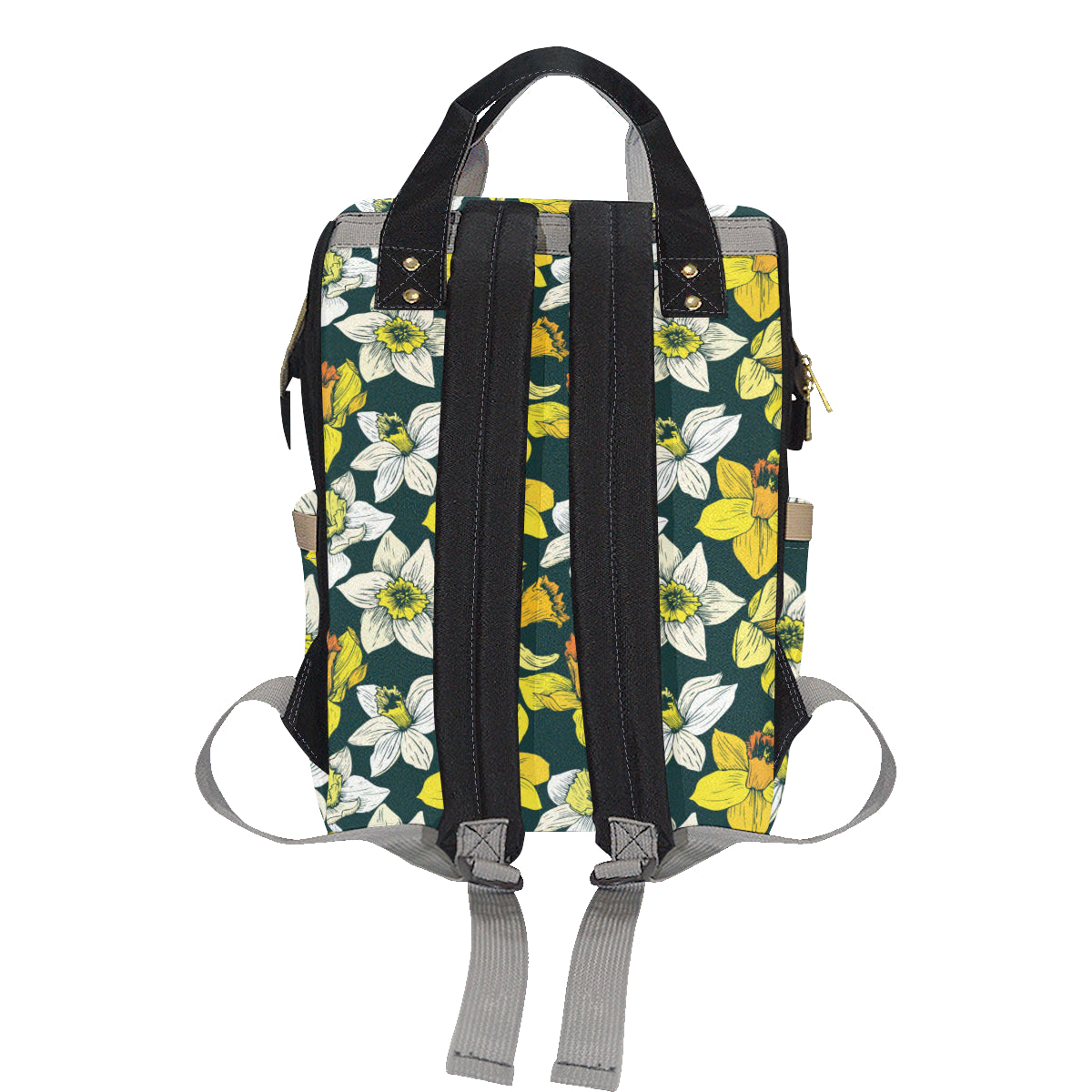 Daffodils Pattern Print Design DF02 Diaper Bag Backpack