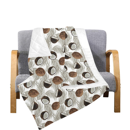 Coconut Pattern Print Design CN03 Premium Quilt
