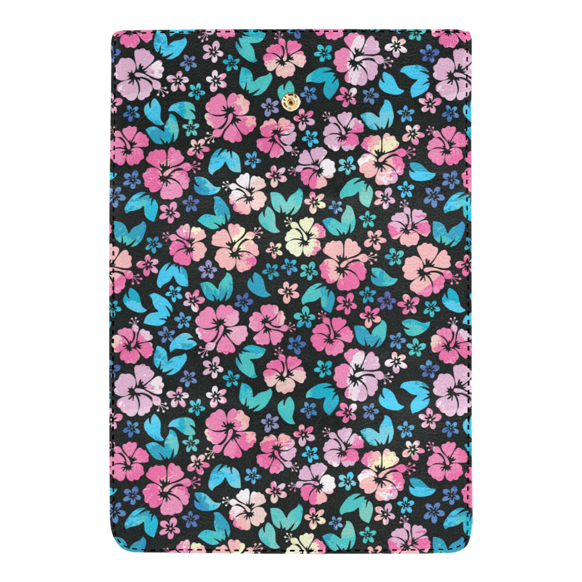 Pink Hibiscus Hawaiian Flower Women's Trifold Wallet