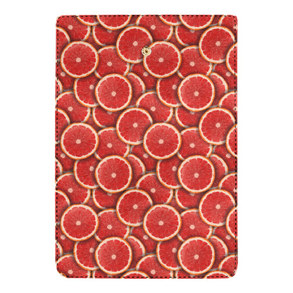 Grapefruit Pattern Print Design GF05 Women's Trifold Wallet