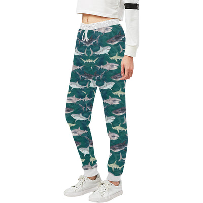 Shark Style Print Unisex Sweatpants