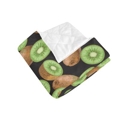 Kiwi Pattern Print Design KW03 Premium Quilt