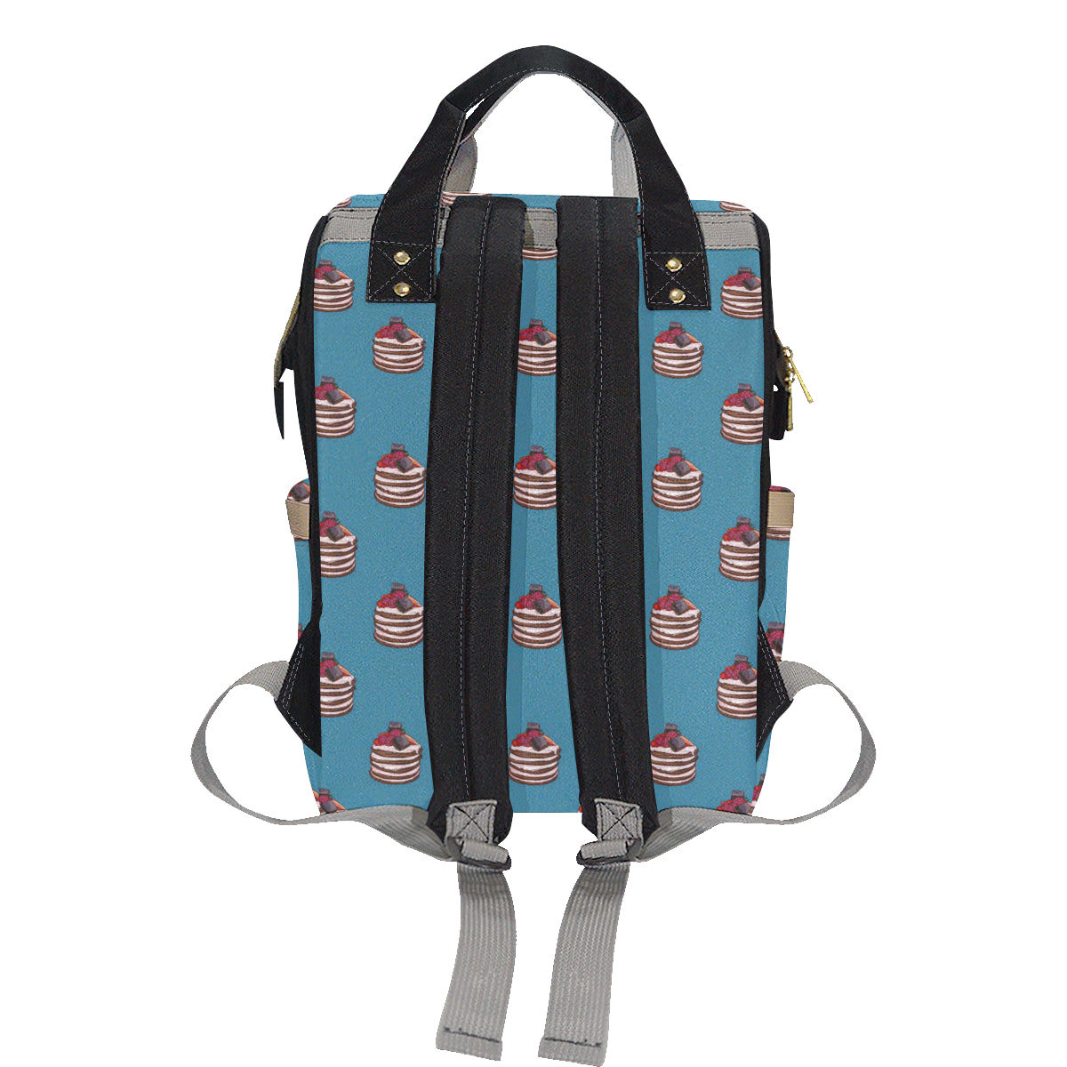 Pancake Pattern Print Design A03 Diaper Bag Backpack