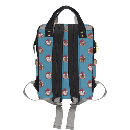 Pancake Pattern Print Design A03 Diaper Bag Backpack