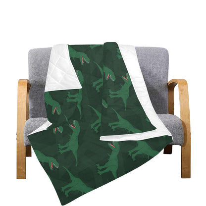 T Rex Pattern Print Design A06 Premium Quilt