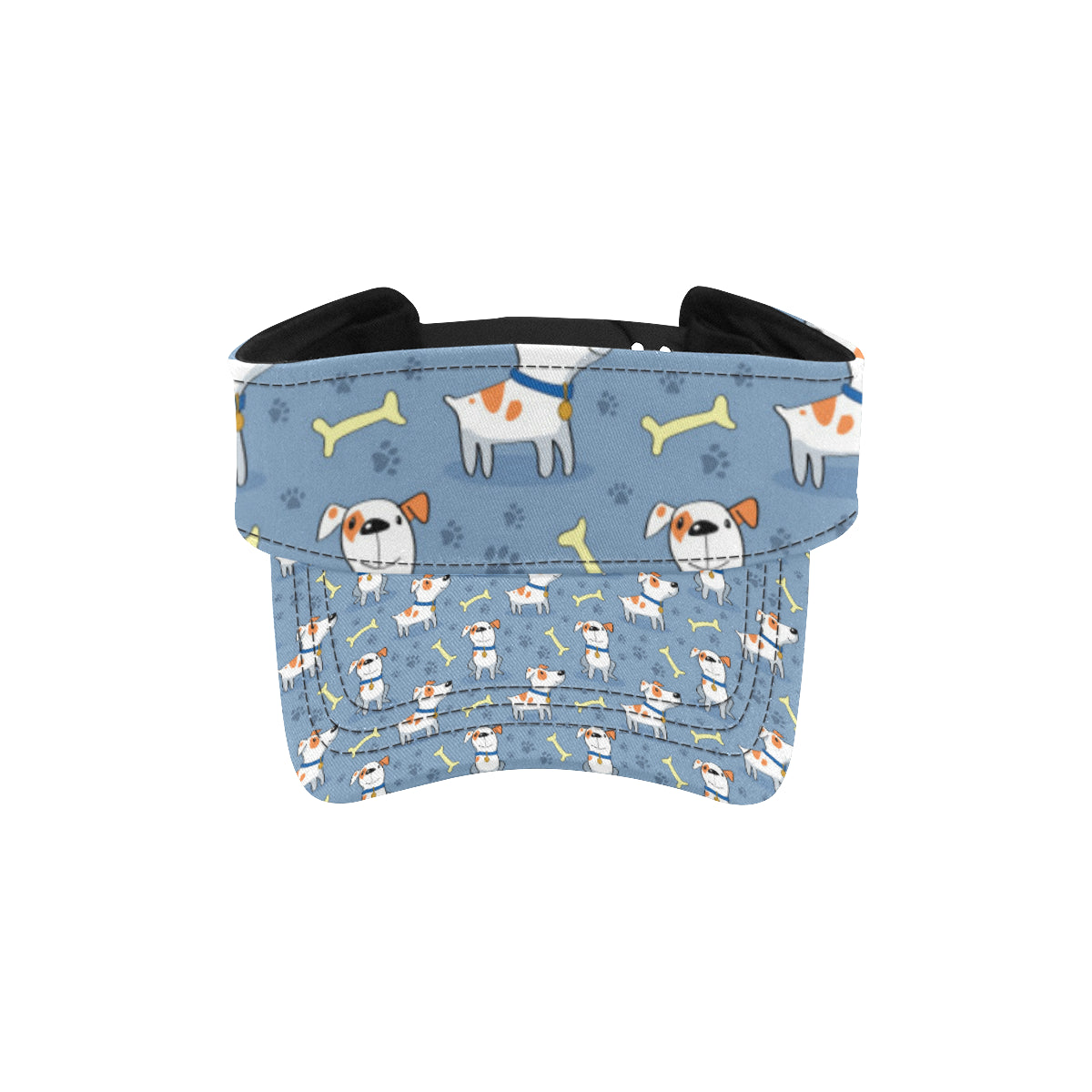 Bull Terriers Pattern Print Design 04 Unisex Sun Visor