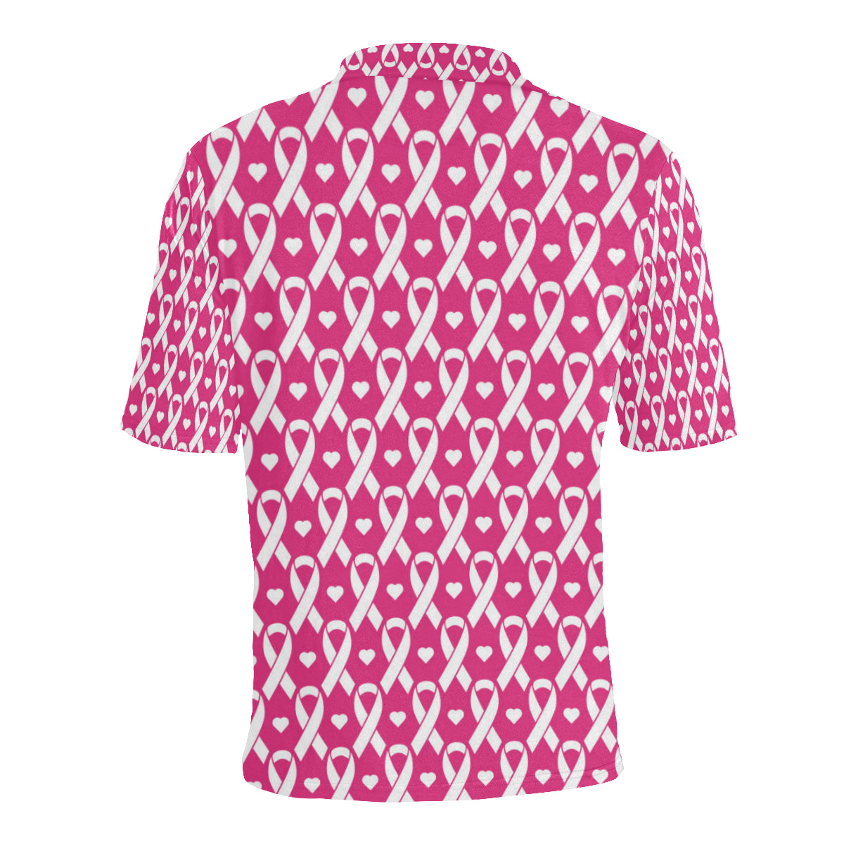Breast cancer Pattern Print Design 05 Men Polo Shirt