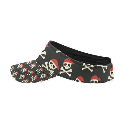Pirate Pattern Print Design A04 Unisex Sun Visor