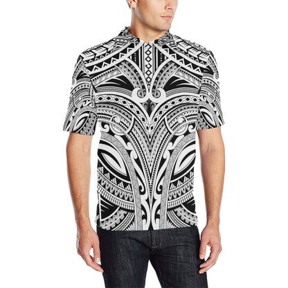 Maori Pattern Print Design 06 Men Polo Shirt