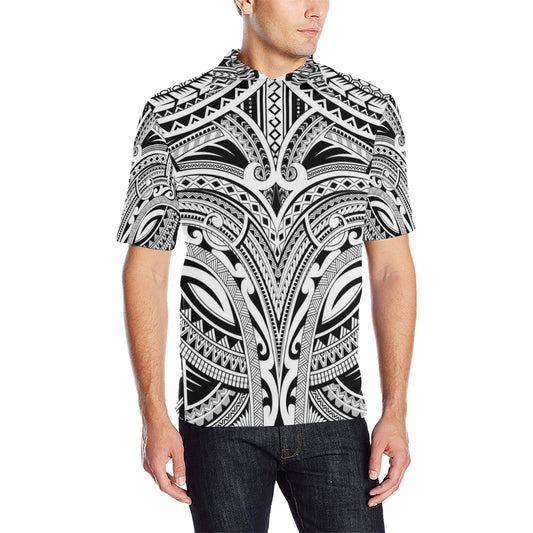 Maori Pattern Print Design 06 Men Polo Shirt