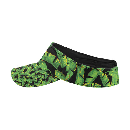 Banana Leaf Pattern Print Design 03 Unisex Sun Visor