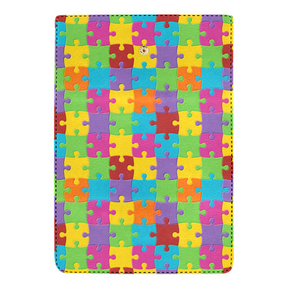 Autism Awareness Pattern Print Design 02 Women's Trifold Wallet