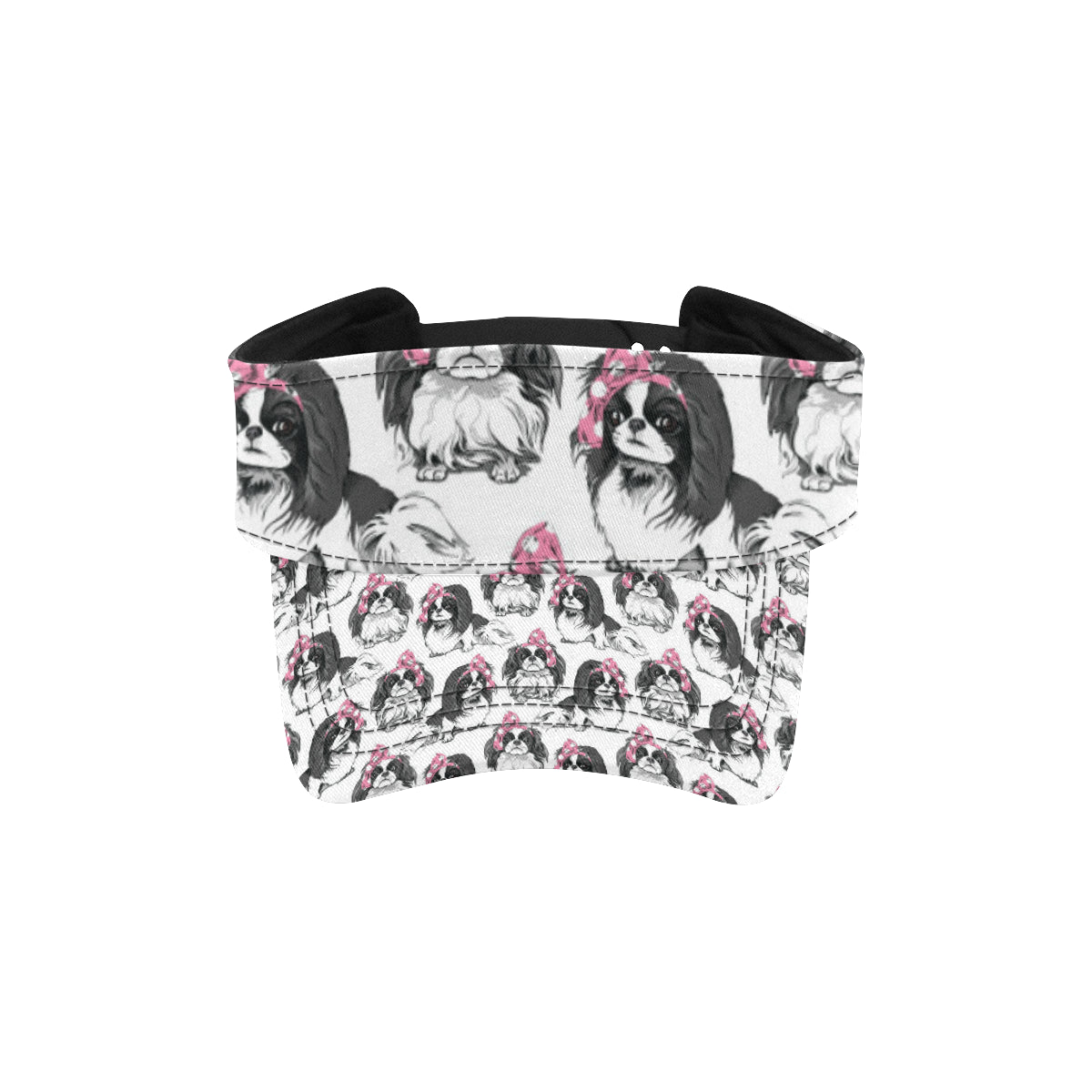 Japanese Chin Pattern Print Design 01 Unisex Sun Visor