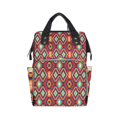 Native Pattern Print Design A07 Diaper Bag Backpack