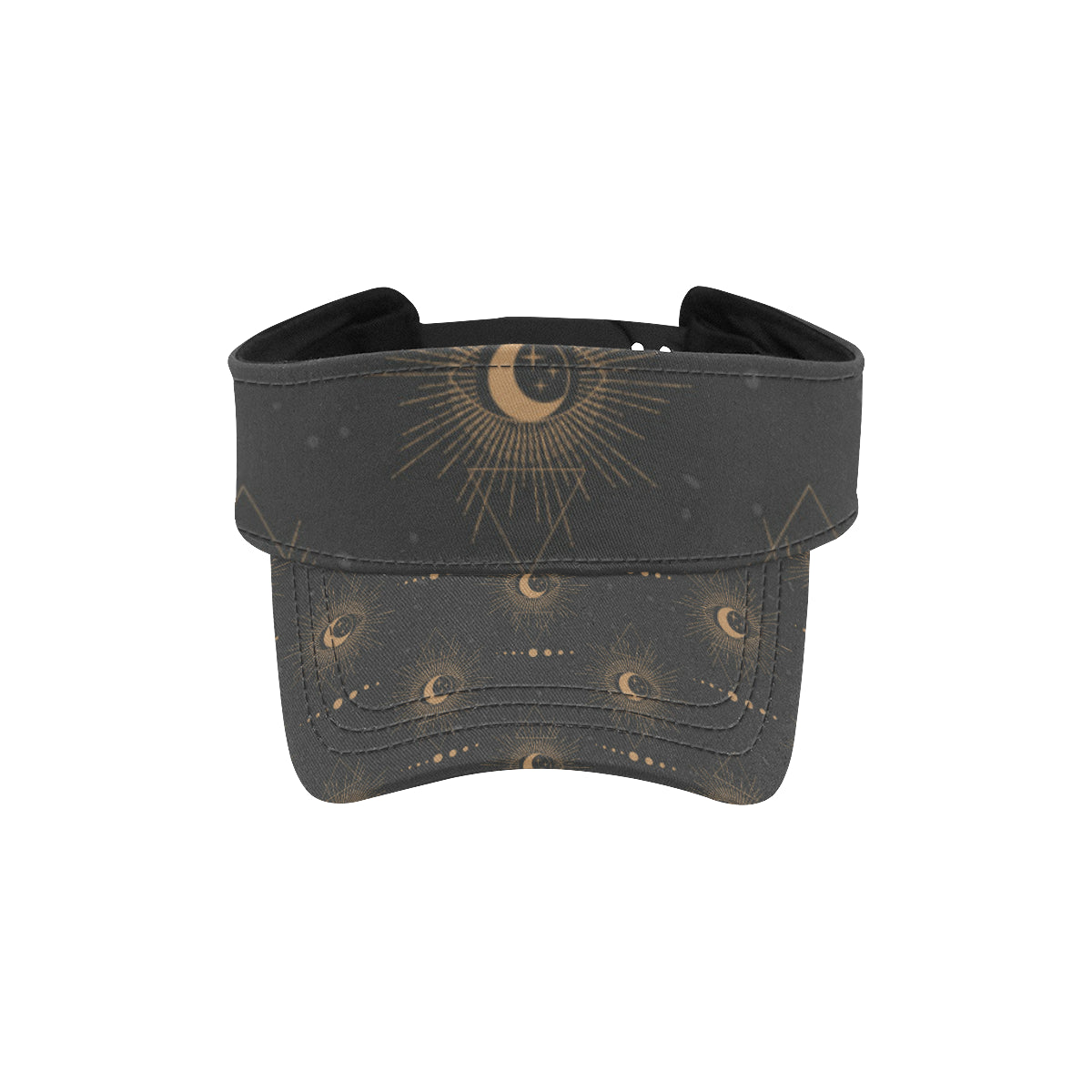 Moon Boho Pattern Print Design 02 Unisex Sun Visor
