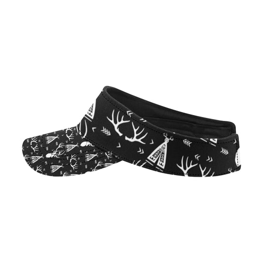 Deer Native Indian Print Pattern Unisex Sun Visor
