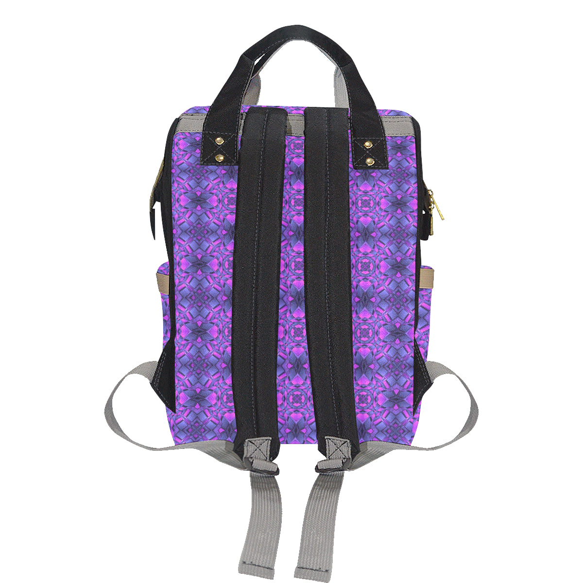 kaleidoscope Pattern Print Design Diaper Bag Backpack