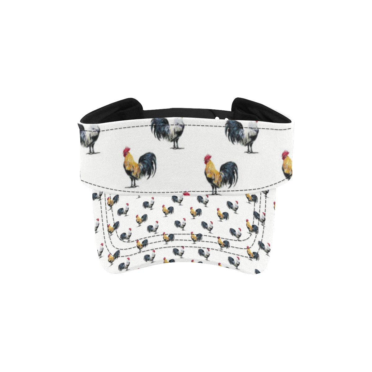 Chicken Pattern Print Design 02 Unisex Sun Visor