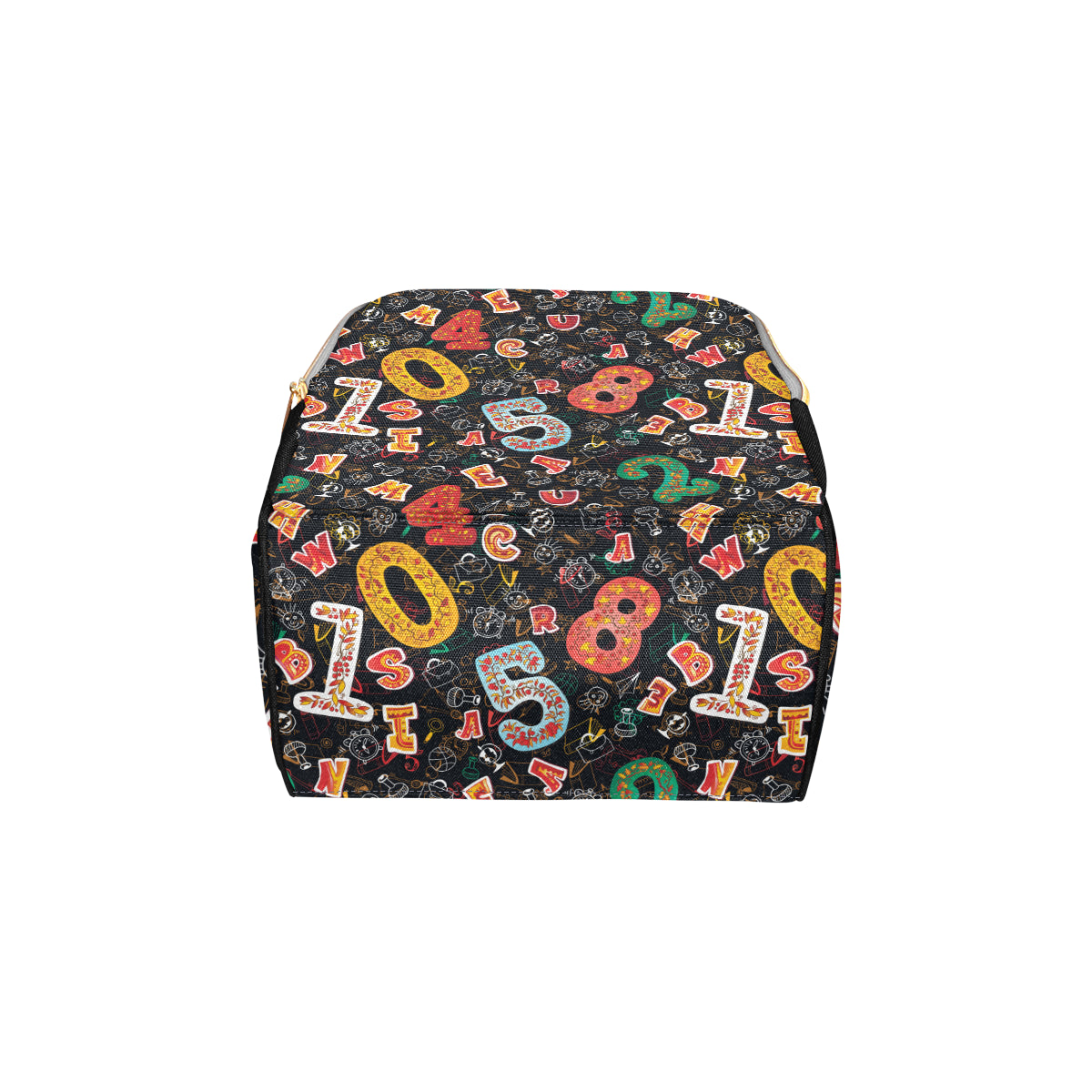 Number Pattern Print Design A03 Diaper Bag Backpack