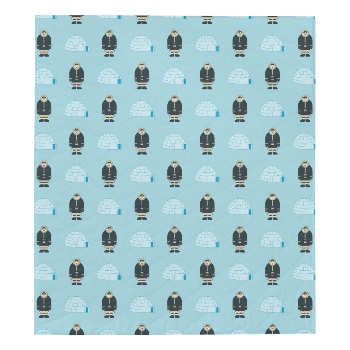 Eskimo Pattern Print Design 03 Premium Quilt