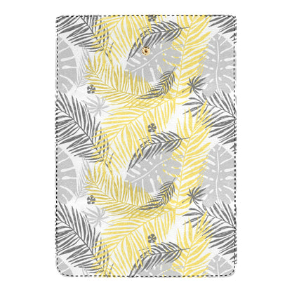 Palm Leaves Pattern Print Design PL012 Women's Trifold Wallet