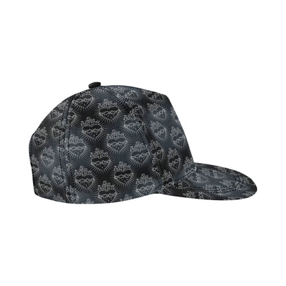 Christian Heart Tattoo Style Snapback Cap